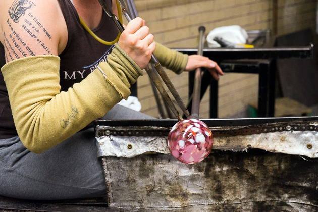 Read more about the article Glass Blowing at the Espace Verre